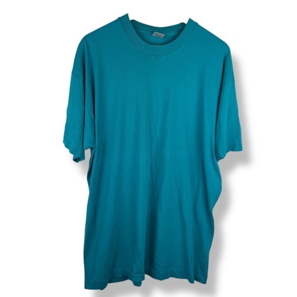 Fruit of the Loom Single Stitch Shirt Size XXL Vintage 90s Blank Tee Rare Color